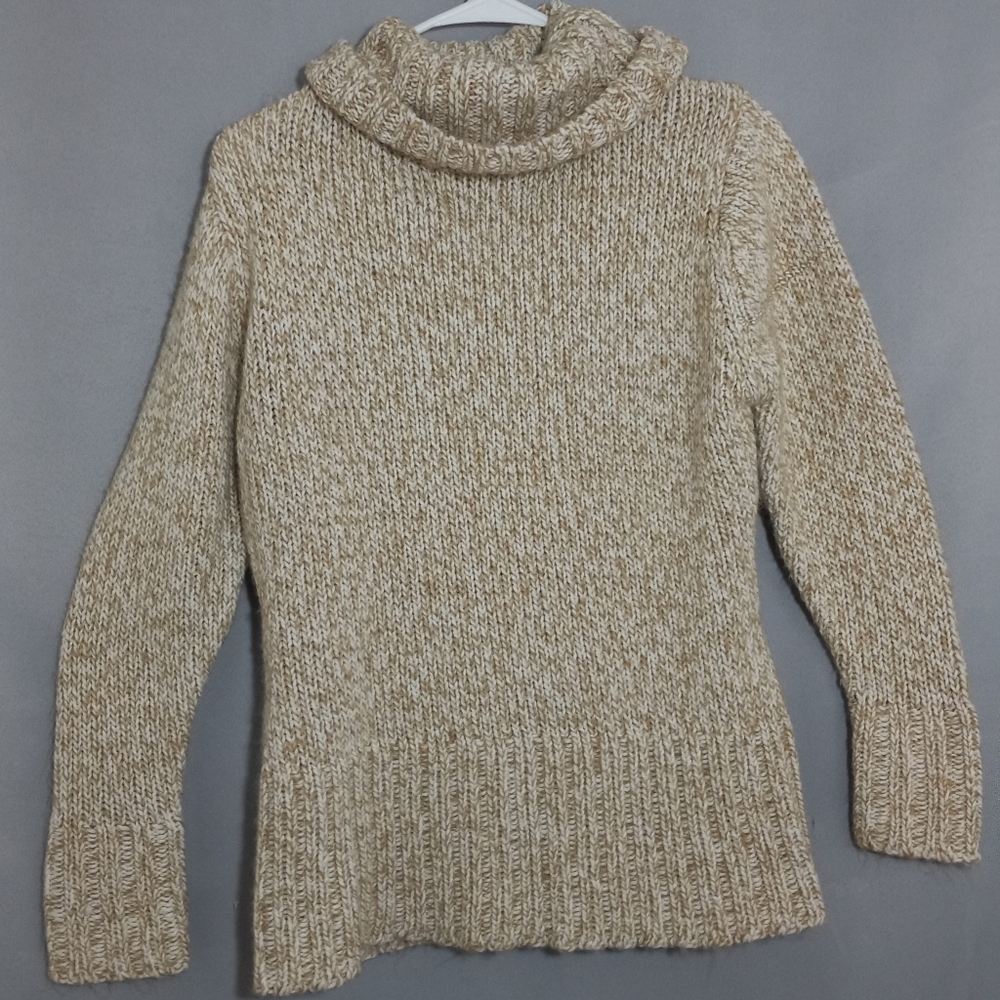 Yessica Cozy Tan Women's Sweater Size L
